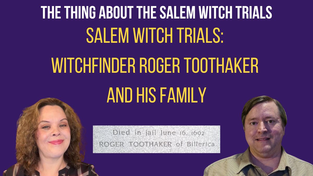 Salem Witch Trials: Witchfinder Roger Toothaker and His Family Cover Art